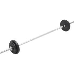 vidaXL vægtstangssæt med håndvægte 30 kg