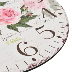 vidaXL vægur vintagestil blomst 30 cm