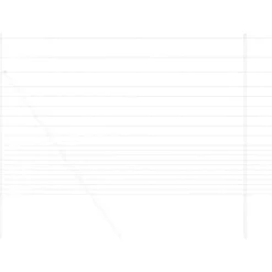 vidaXL Vild Heg Hot Dip Galvaniseret 1000 x 160 x 0,18 cm Jern