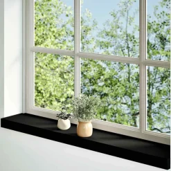 vidaXL vindueskarme 2 stk mørkebrun 70x15x2 cm massivt egetræ