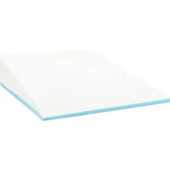 vidaXL Vinkelpude Ensfarvet Hvid 69 x 64 x 19 cm Memory Skum