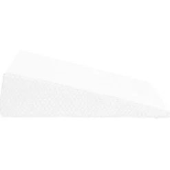 vidaXL Vinkelpude Ensfarvet Hvid 69 x 64 x 19 cm Memory Skum