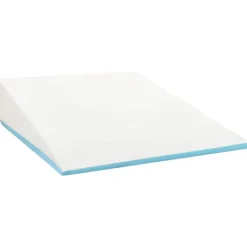 vidaXL Vinkelpude Ensfarvet Grå 69 x 64 x 19 cm Memory Skum