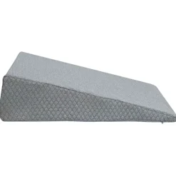 vidaXL Vinkelpude Ensfarvet Grå 69 x 64 x 19 cm Memory Skum