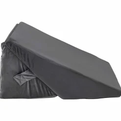 vidaXL Vinkelpude Grå 55 x 55 x 26 cm Memory Skum