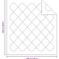 vidaXL Vinter dyne med pude 3 pcs Hvid Microfiber