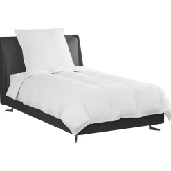 vidaXL Vinter dyne med pude 2 pcs Hvid Dunfjer