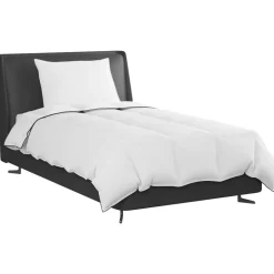 vidaXL Vinter dyne med pude 2 pcs Hvid Dunfjer