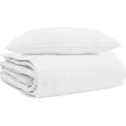 vidaXL Vinter dyne med pude 2 pcs Hvid Dunfjer