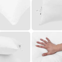 vidaXL Vinter dyne med pude 3 pcs Hvid Microfiber