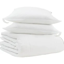 vidaXL Vinter dyne med pude 3 pcs Hvid Dunfjer