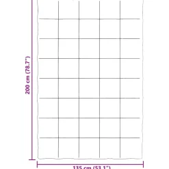 vidaXL Vinter dyne Quilting Grøn 135 x 200 cm Mikrofiber