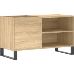 vidaXL vinylskab 85x38x48 cm konstrueret træ sonoma-eg