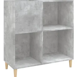 vidaXL vinylskab 84,5x38x89 cm konstrueret træ betongrå