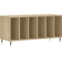 vidaXL vinylskab 100x38x48 cm konstrueret træ sonoma-eg