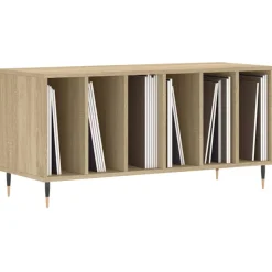 vidaXL vinylskab 100x38x48 cm konstrueret træ sonoma-eg