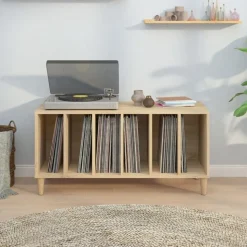 vidaXL vinylskab 100x38x48 cm konstrueret træ sonoma-eg