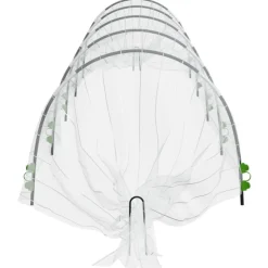 vidaXL væksttunneller 2 stk. 1,5x5 m glasfiber og PP