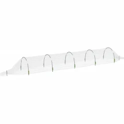 vidaXL væksttunneller 2 stk. 1,5x5 m glasfiber og PP
