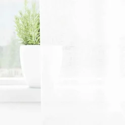 vidaXL Voile Gardin med gardiner 2 pcs Hvid 140 x 140 cm Polyester