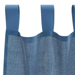 vidaXL voile-gardiner med løkker 2 stk. 140x140 cm kongeblå