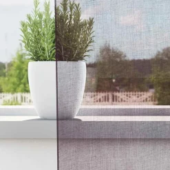 vidaXL voile-gardiner med øskner 2 stk. 140x140 cm lilla