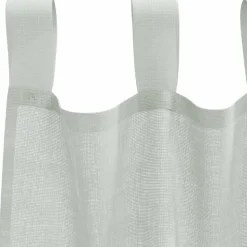 vidaXL voile-gardiner med løkker 2 stk. 140x140 cm lysegrå