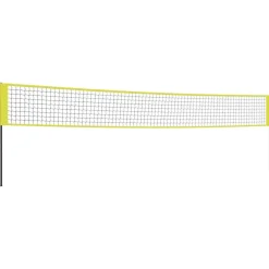 vidaXL volleyballnet 823x244 cm PE-stof gul og sort