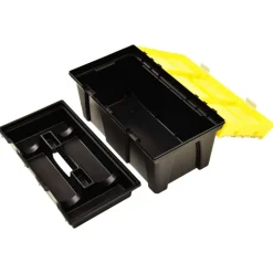 vidaXL værktøjskasse 595x337x316 mm plastik gul