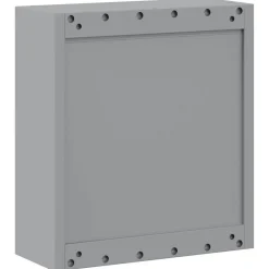 vidaXL Værktøjsskab Rød og Grå 50 x 20 x 55 cm Ingeniørtræ og stål