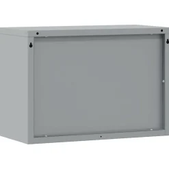 vidaXL Værktøjsskab Rød og Grå 50 x 25 x 35 cm Ingeniørtræ og stål