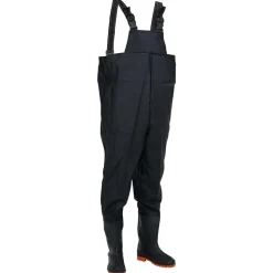 vidaXL waders med støvler str. 43 sort