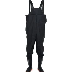 vidaXL waders med støvler str. 38 sort