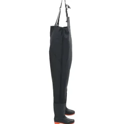 vidaXL waders med støvler str. 38 sort