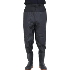vidaXL waist waders med støvler str. 38 sort