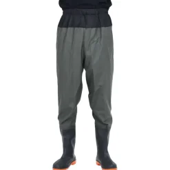 vidaXL waist waders med støvler str. 38 mørkegrøn