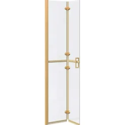 vidaXL Walk-In brusevæg Guld 70 x 6,5 x 190 cm