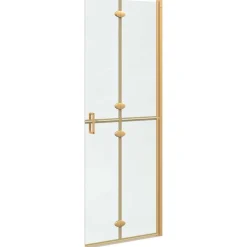 vidaXL Walk-In brusevæg Guld 70 x 6,5 x 190 cm