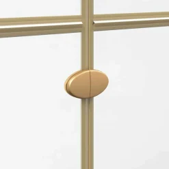 vidaXL Walk-In brusevæg Guld 70 x 6,5 x 190 cm