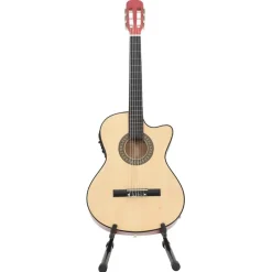 vidaXL western guitarsæt 12 dele med equalizer og 6 strenge