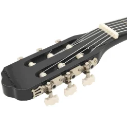 vidaXL western-guitarsæt 12 dele med equalizer og 6 strenge sort