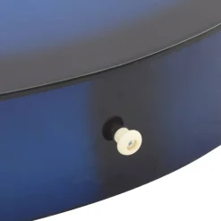 vidaXL western-guitarsæt 12 dele med equalizer og 6 strenge blå