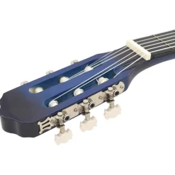 vidaXL western-guitarsæt 12 dele med equalizer og 6 strenge blå