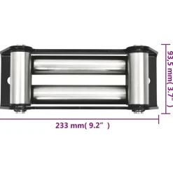 vidaXL wirestyring med 4 ruller stål 5000-6000 lbs