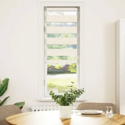 vidaXL zebragardin marmorbeige 40x100 cm stofbredde 35,9 cm polyester