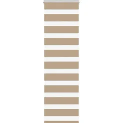 vidaXL zebragardin sandbrun 40x100 cm stofbredde 35,9 cm polyester