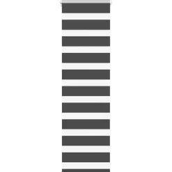 vidaXL zebragardin sort 40x100 cm stofbredde 35,9 cm polyester