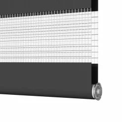 vidaXL zebragardin sort 40x100 cm stofbredde 35,9 cm polyester