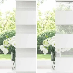 vidaXL zebragardin sort 40x100 cm stofbredde 35,9 cm polyester
